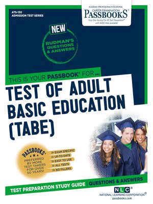 cover image of TEST OF ADULT BASIC EDUCATION (TABE)